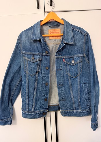 Levis Marka Erkek Mavi Kot Ceket