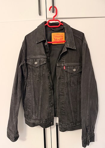 Levis Marka Erkek Siyah Kot Ceket