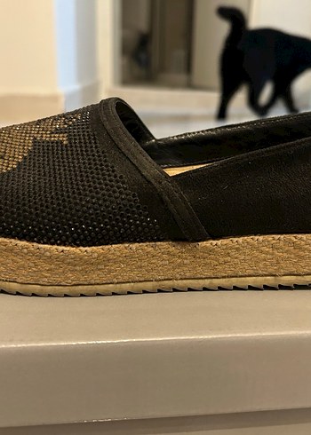 Hotiç Payetli Yılan Desenli Platform Topuklu Kadın Espadril - Görsel 4