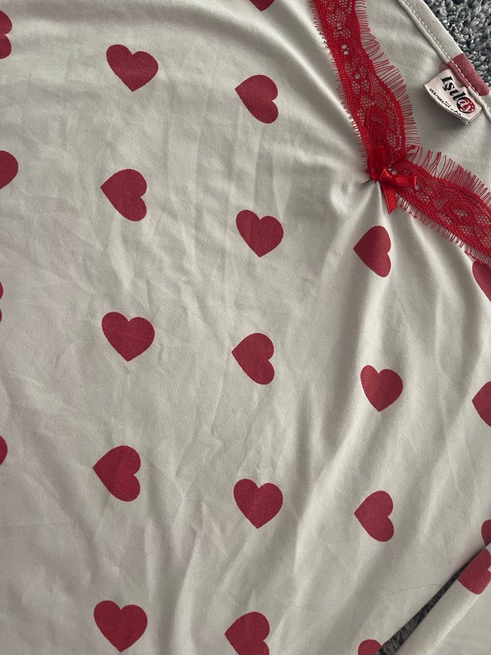 Kalpli Desenli Uzun Bohem Kadın Pijama Takımı - Görsel 2