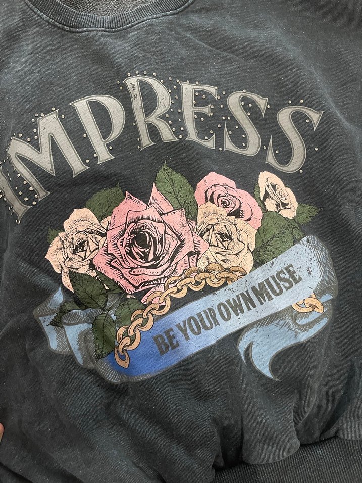 Mavi marka Gri Baskılı Kadın Sweatshirt - Görsel 3