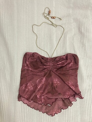 Diğer Shein bordo crop