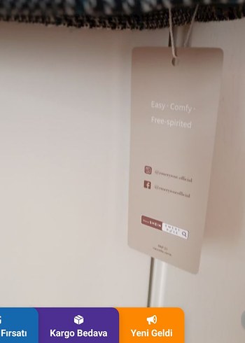 Düğmeli Gri Ekose Midi Elbise çok güzel bir ürün - Görsel 7