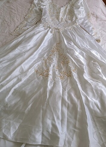Çok kaliteli özel dikim gelinlik - Görsel 8