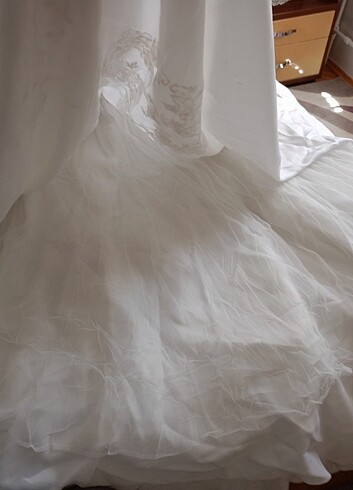 Çok kaliteli özel dikim gelinlik - Görsel 15