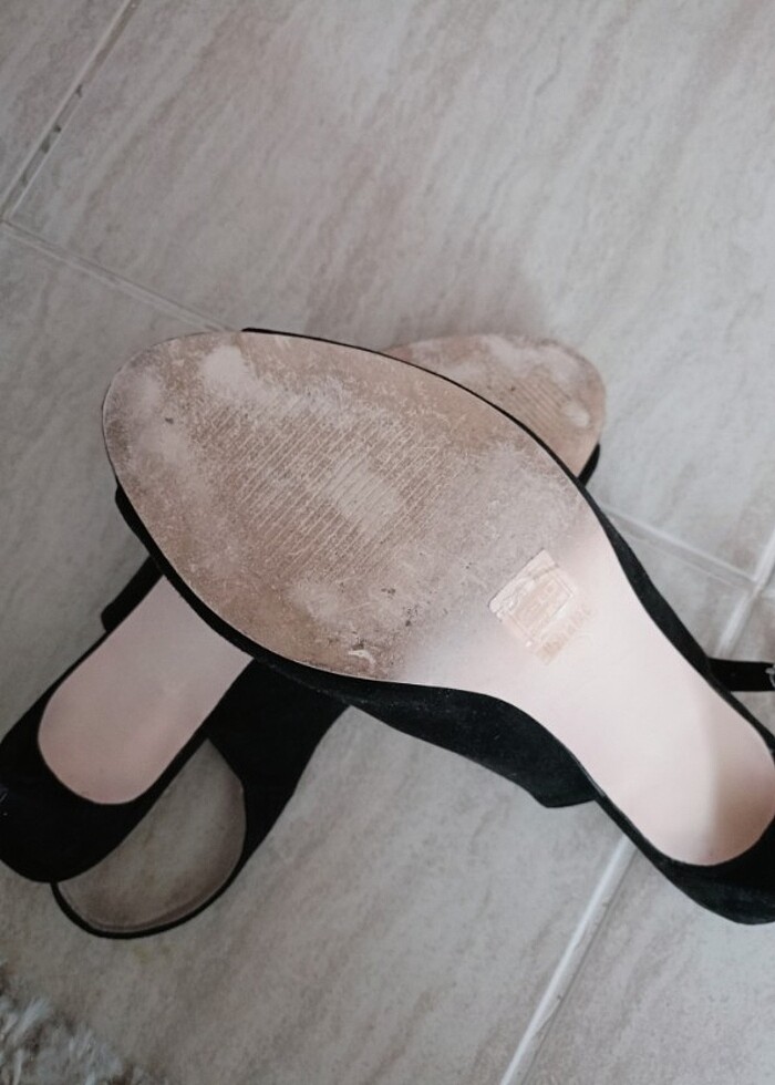 Siyah süet ayakkabı(marka temsilidir)  - Görsel 3