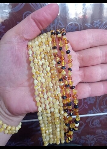 Kehribar çocuk kolyesi 
