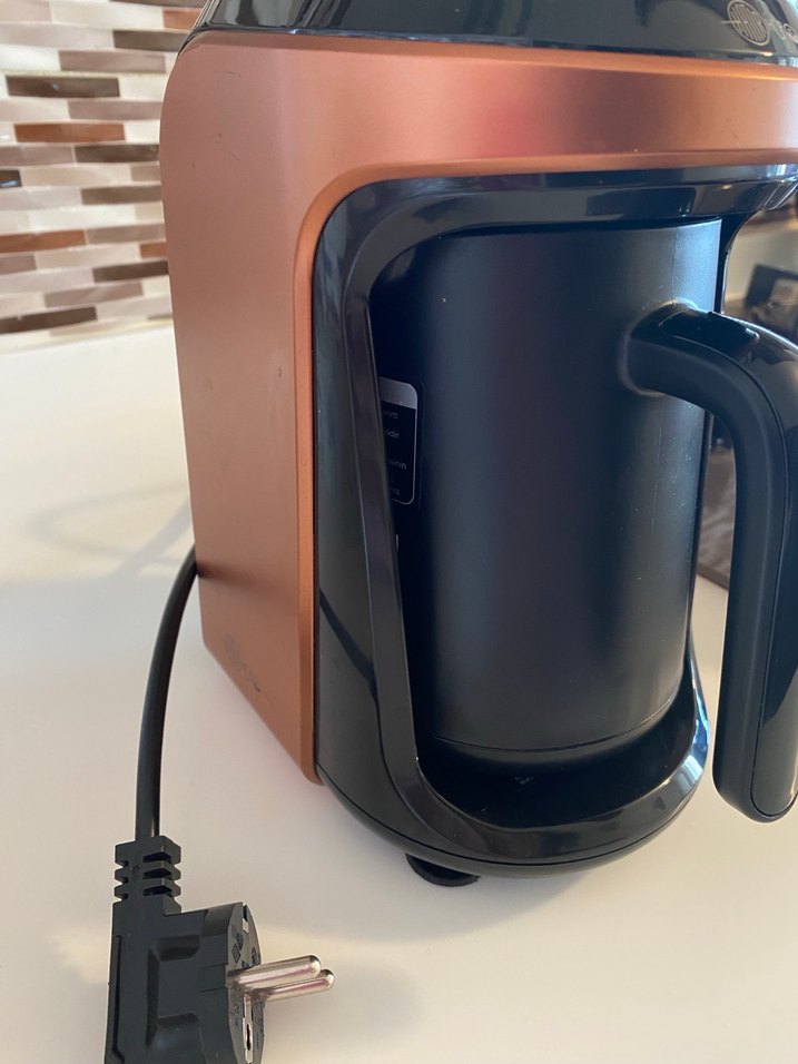 Karaca Hatır Hüps Aroma Sütlü Türk Kahve Makinesi Bronze - Görsel 5