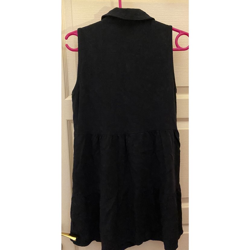 Stradivarius Siyah Gömlek Elbise - Görsel 2