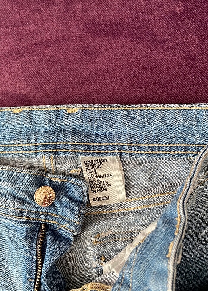 H&M kot şort - Görsel 3