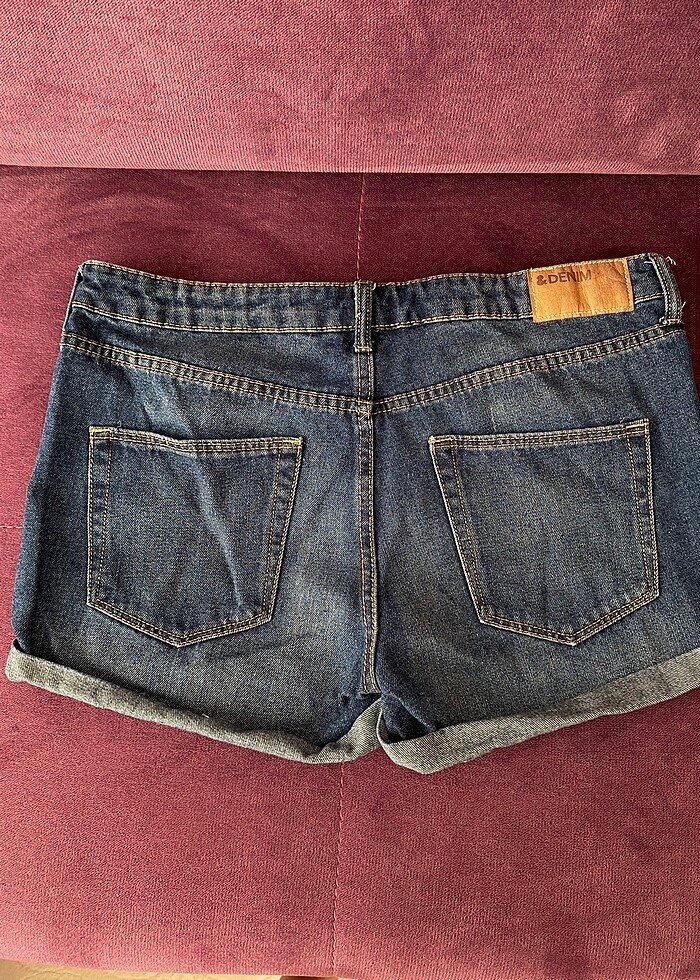 H&M kot şort - Görsel 2