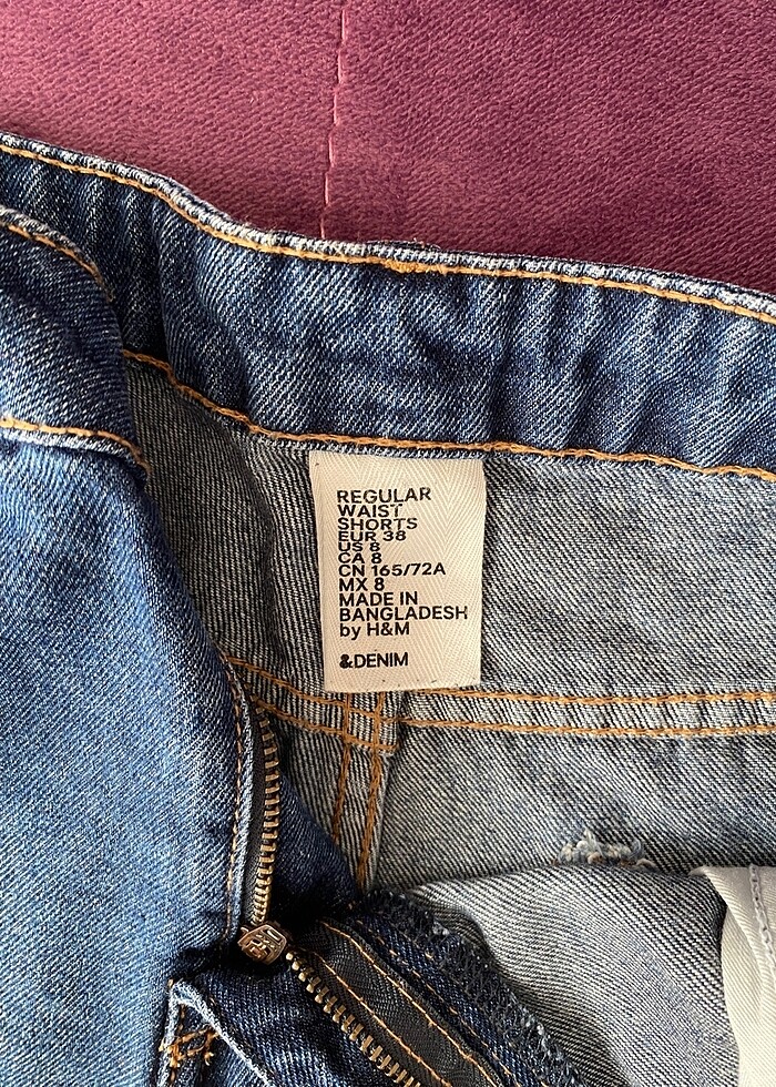 H&M kot şort - Görsel 3