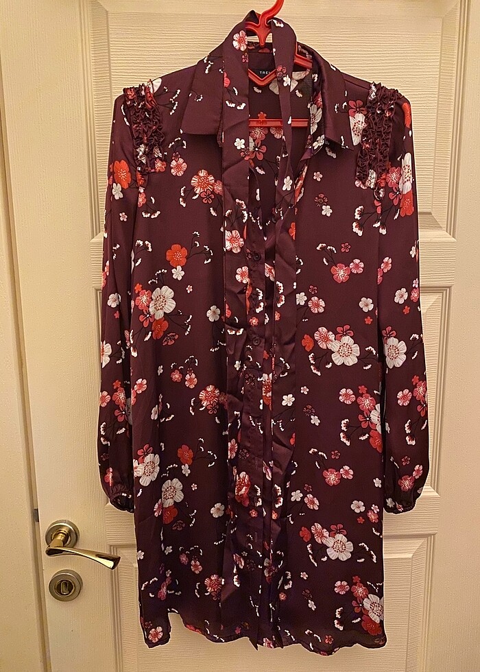 Bordo Elbise - Görsel 2