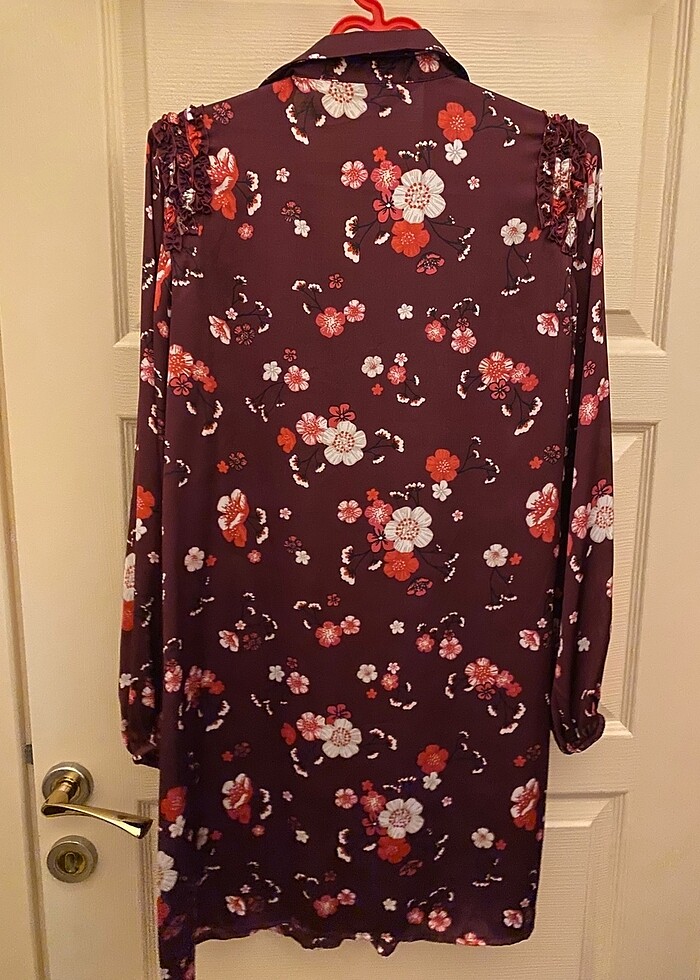 Bordo Elbise - Görsel 5