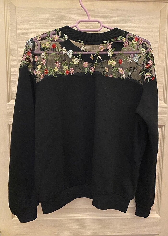 Siyah sweatshirt - Görsel 3