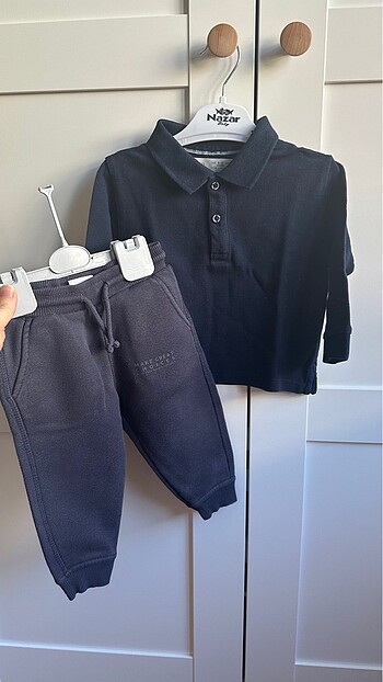 Zara Lacivert Polo Yaka ve Eşofman Altı