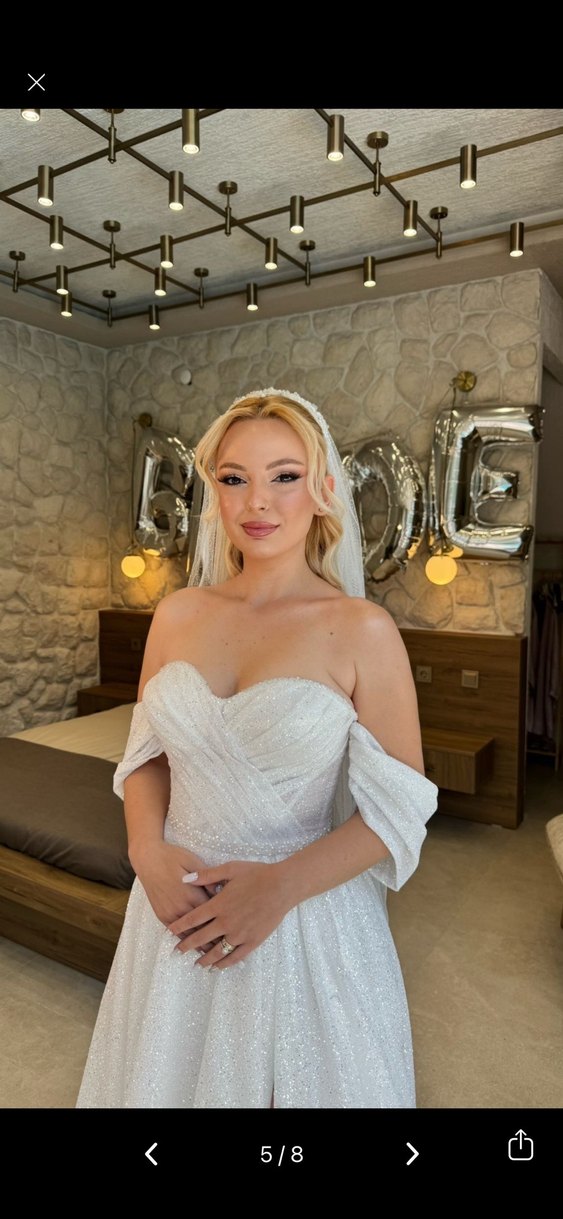 Işıltılı gelinlik - Görsel 5