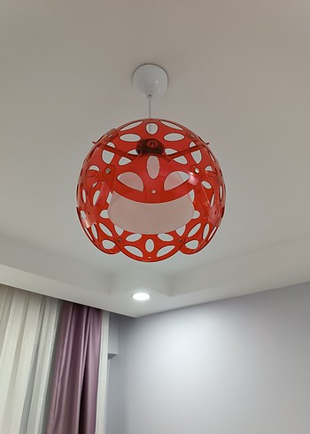 Diğer Kırmızı Modern Sarkıt Lamba
