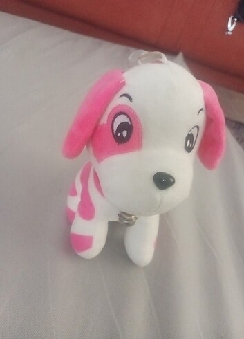 Peluş Pembe Bebekli Köpek