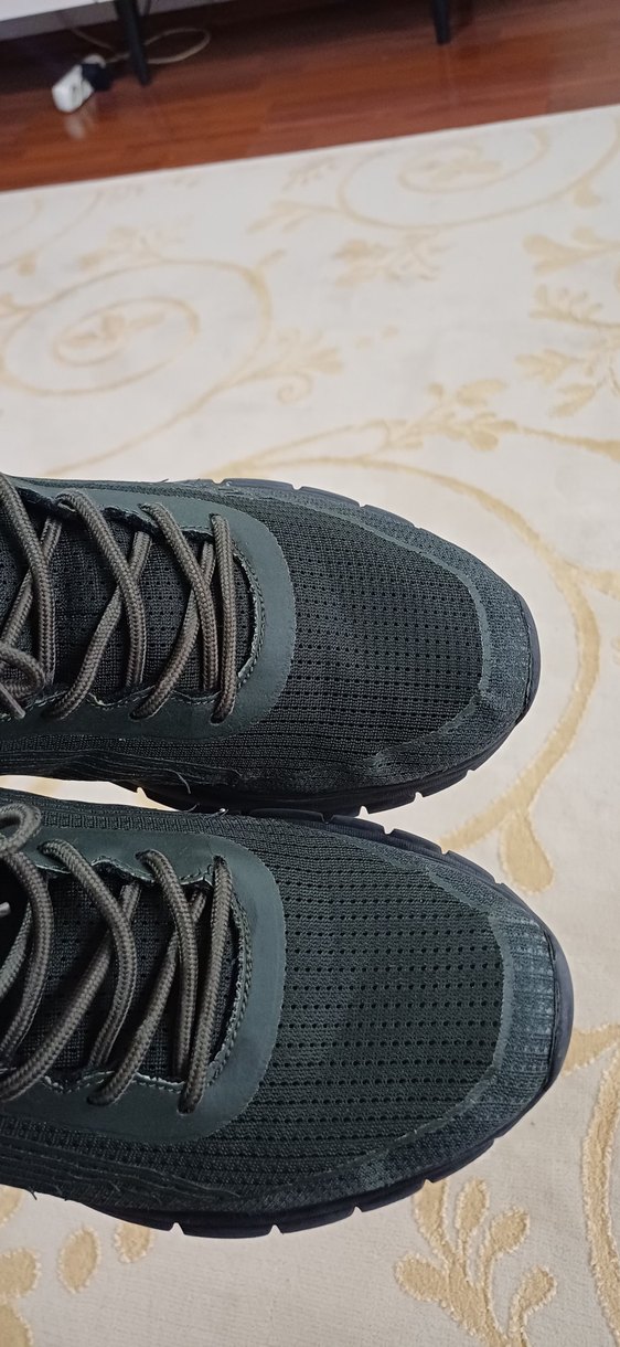 Gri Erkek Spor Ayakkabı Bağcıklı Rahat - Görsel 5