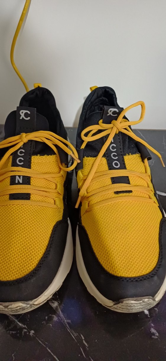 Sarı Siyah RICCON Erkek Spor Ayakkabı - Görsel 4