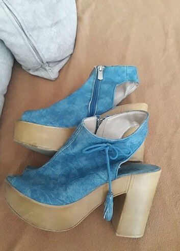 38 Beden mavi Renk Ayakkabı 