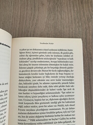  Beden YERALTINDAN NOTLAR
