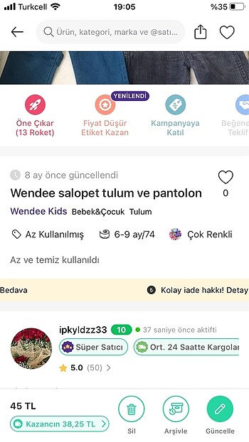 Diğer Wendee salopet tulum ve pantolon