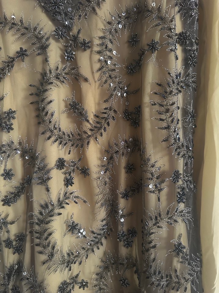 Taşlı Uzun Sarı Bohem Kadın Hint Elbisesi - Görsel 4