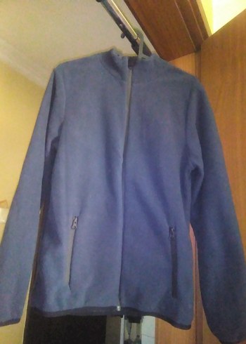 Antrasit Renk Fermuarlı Yüksek Yakalı Sweatshirt - Görsel 8