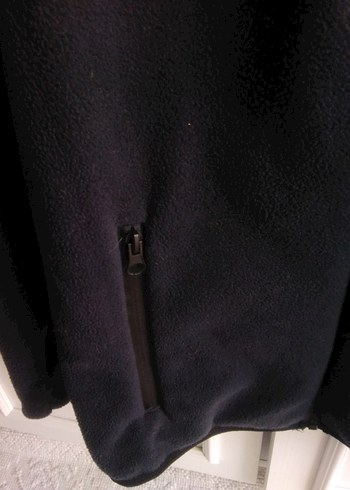 Antrasit Renk Fermuarlı Yüksek Yakalı Sweatshirt - Görsel 3