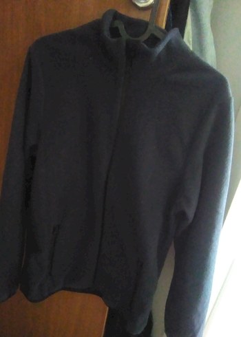 Antrasit Renk Fermuarlı Yüksek Yakalı Sweatshirt - Görsel 5