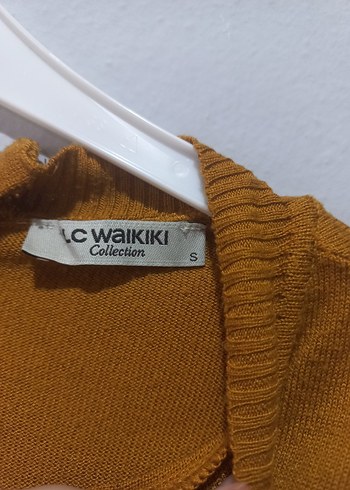 LC Waikiki Kadın Sarı Uzun Kollu Kazak