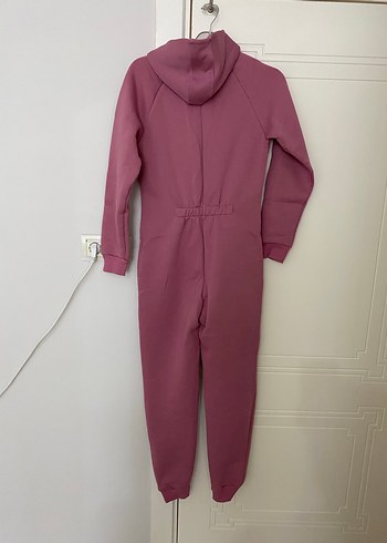 Bordo Kadın Tulum Fermuarlı - Görsel 3