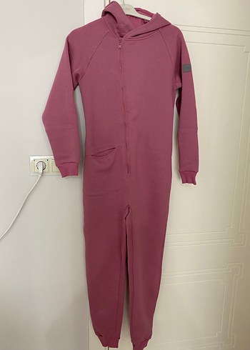 Bordo Kadın Tulum Fermuarlı - Görsel 2