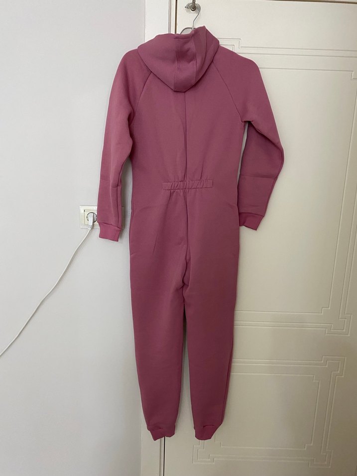 Bordo Kadın  Tulum Fermuarlı - Görsel 3