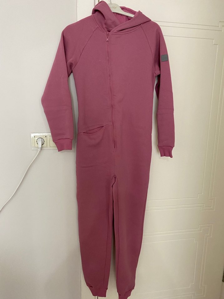 Bordo Kadın  Tulum Fermuarlı - Görsel 2