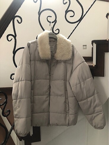 Açık gri XL mont
