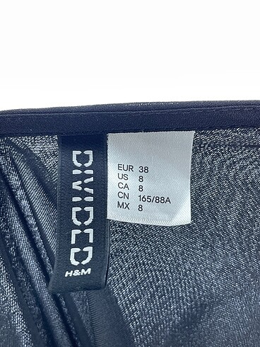 38 Beden siyah Renk H&M Uzun Elbise %70 İndirimli.
