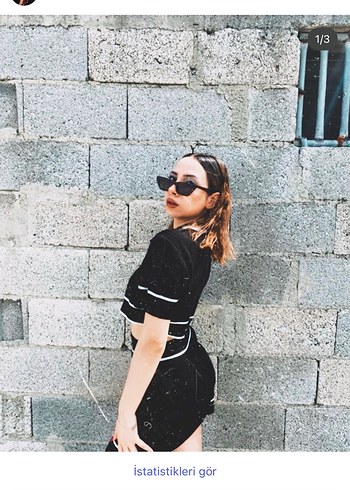 Zara Siyah Mini Kadın Tulum