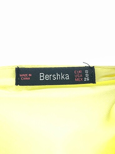 s Beden sarı Renk Bershka Bluz %70 İndirimli.