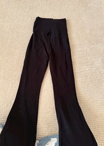 Siyah İspanyol Paça Tayt - Görsel 2