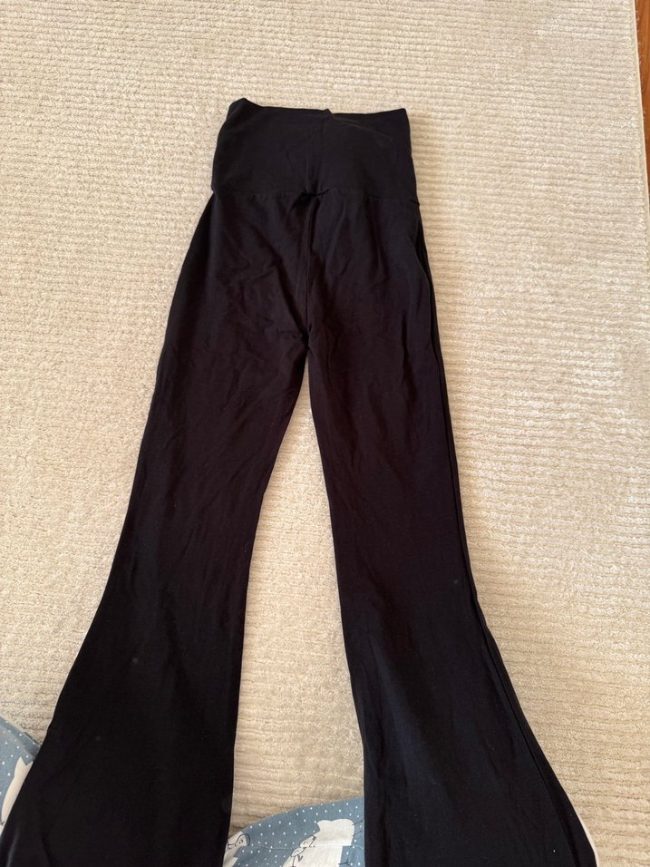 Siyah İspanyol Paça Tayt - Görsel 2