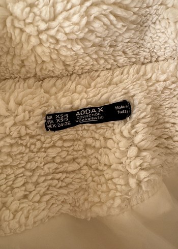 Bej Peluş Kadın Ceket Notched Yaka - Görsel 2