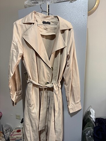 Bej Trençkot - Görsel 2