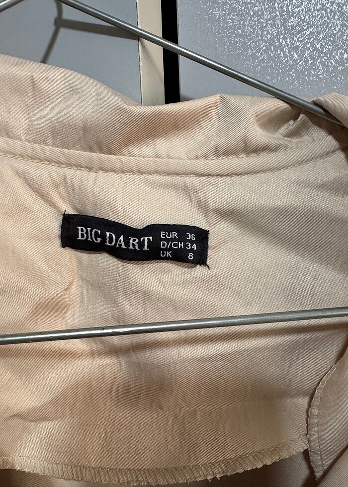 Bej Trençkot - Görsel 3