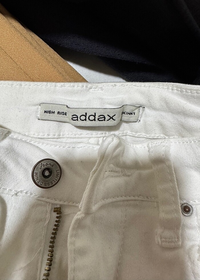 Addax Beyaz Jean - Görsel 2