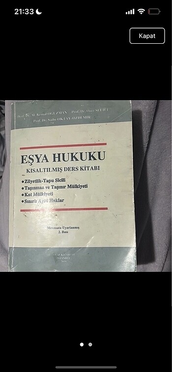 Eşya hukuku