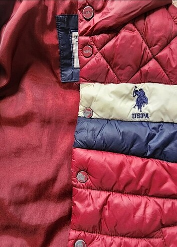 6 Yaş Beden bordo Renk Us polo erkek çocuk mont