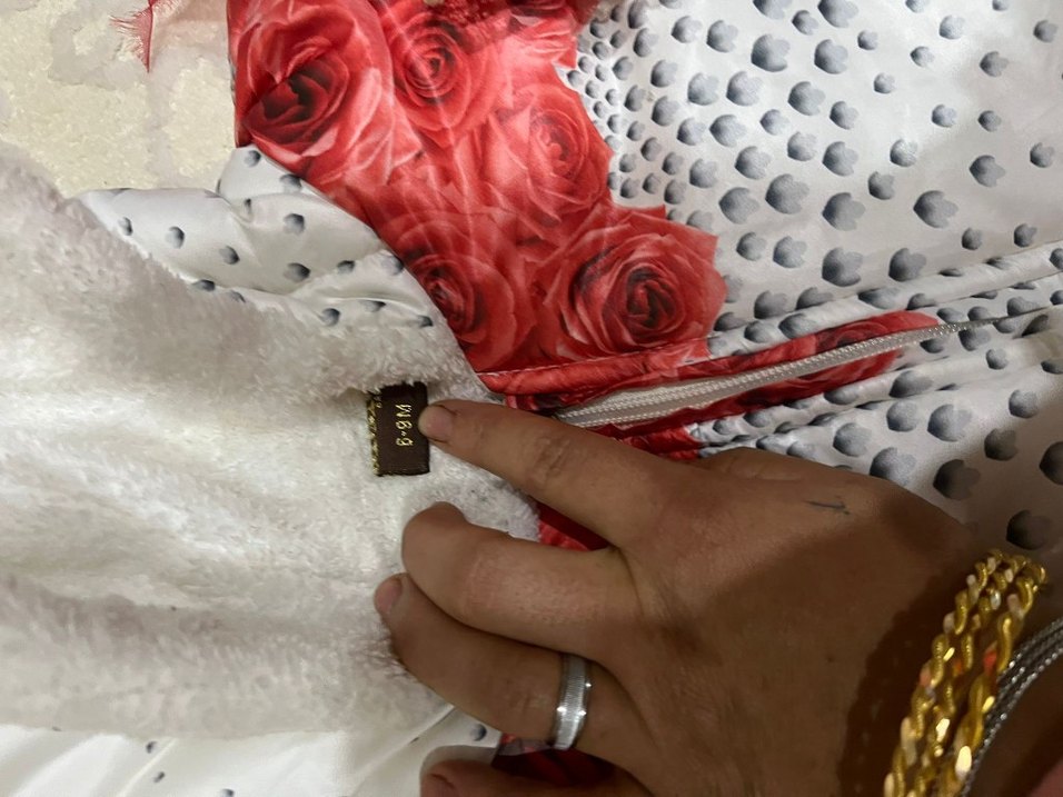 Kapüşonlu Beyaz Nakışlı Bebek Tulumu - Görsel 3